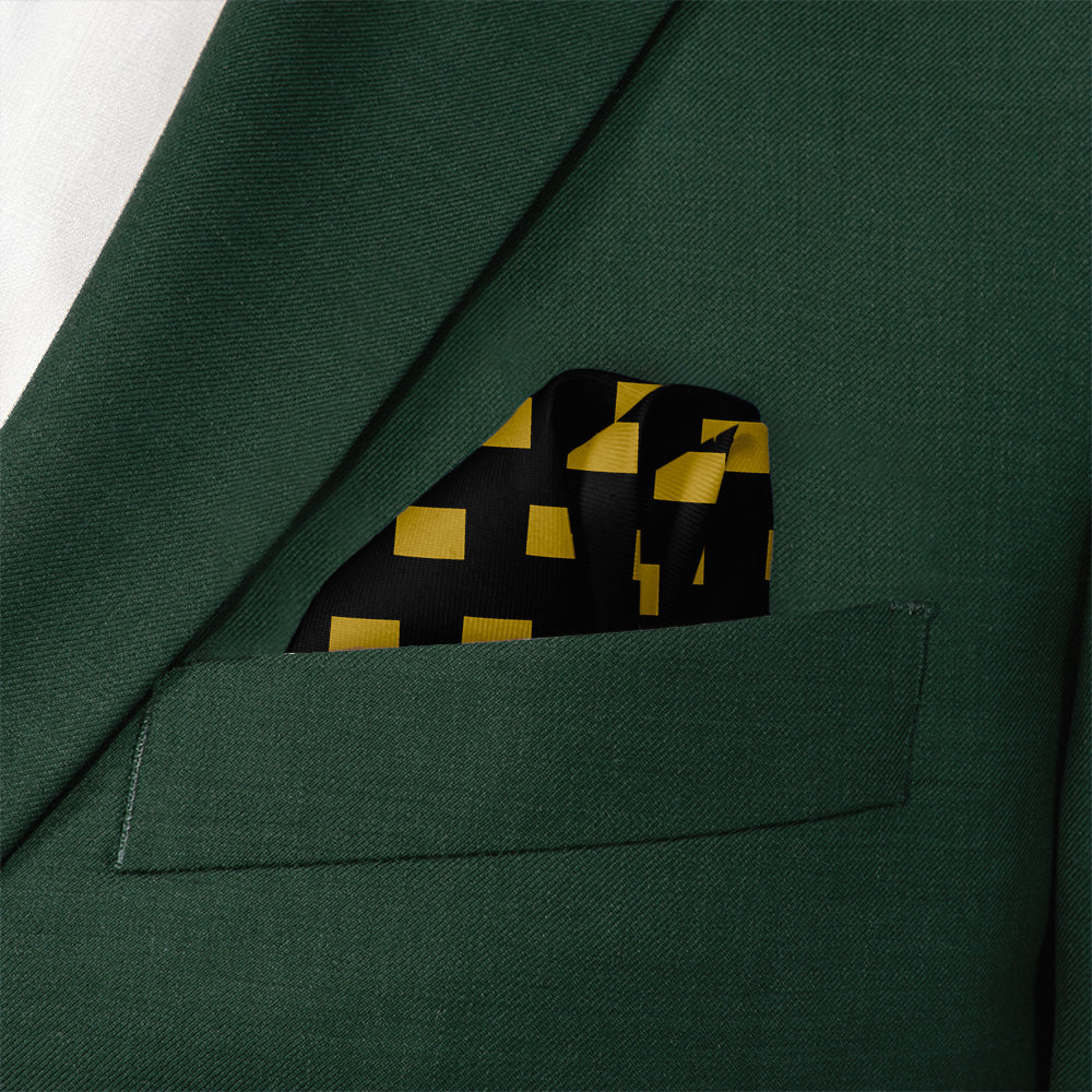 Colorado State Outline Pocket Square - Wave Fold - Knotty Tie Co.