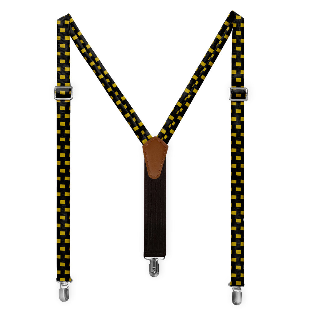 Colorado State Outline Suspenders - Full Front View - Knotty Tie Co.