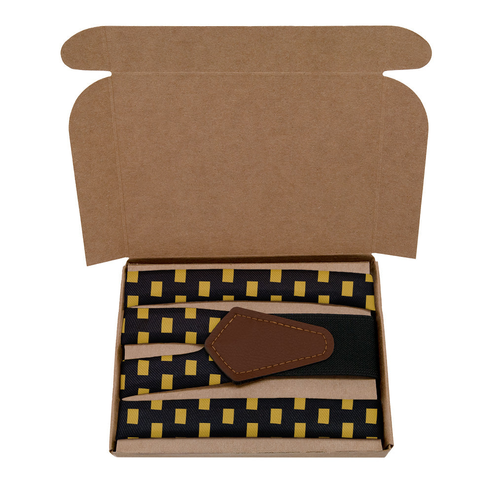 Colorado State Outline Suspenders - Kraft Gift Box Packaging - Knotty Tie Co.