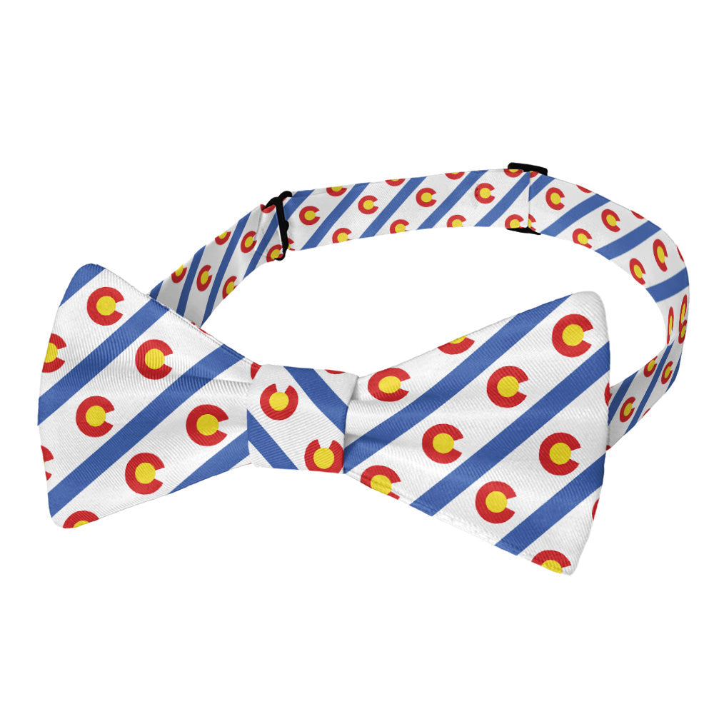 Colorado Stripe Bow Tie - Adult Pre-Tied 12-22" -  - Knotty Tie Co.