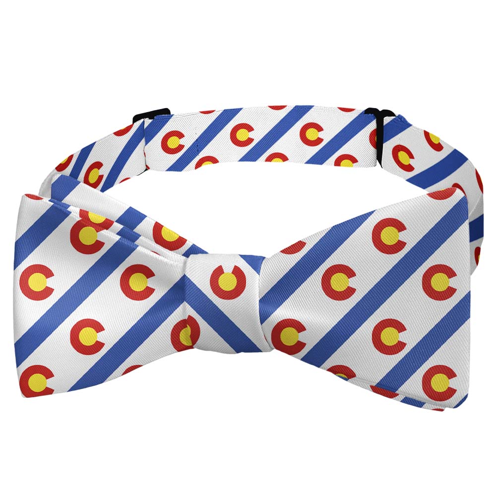 Colorado Stripe Bow Tie - Self Tie Bow Tie - Knotty Tie Co.