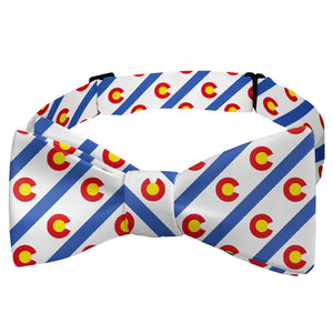 Colorado Stripe Bow Tie - Self Tie Bow Tie - Knotty Tie Co.