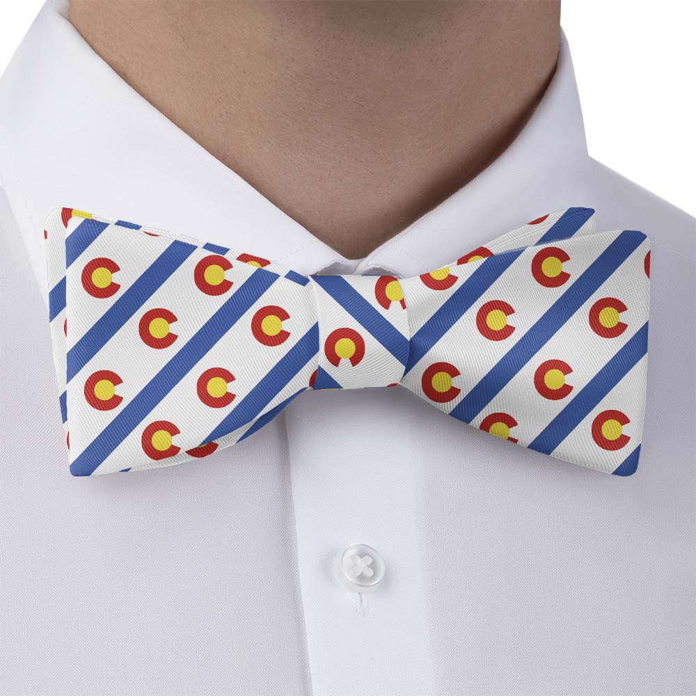 Colorado Stripe Bow Tie - Bow Tie with Dress Shirt - Knotty Tie Co.