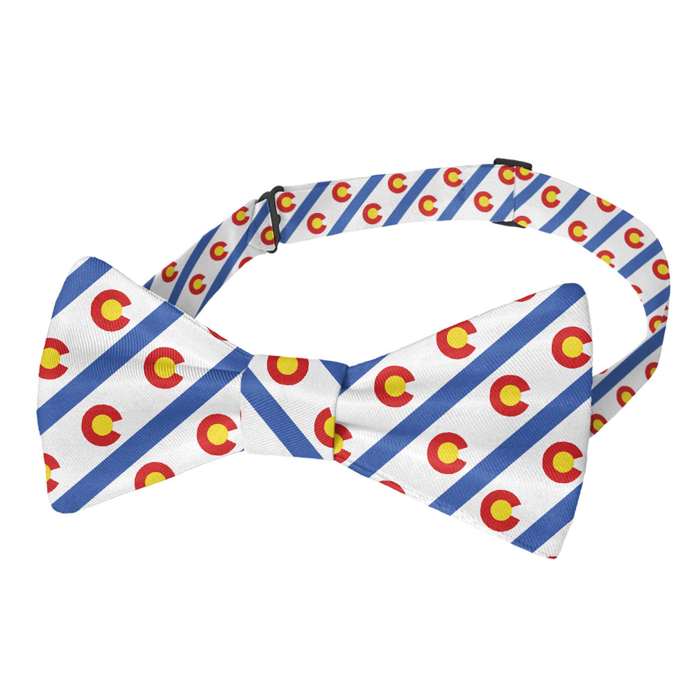 Colorado Stripe Bow Tie - Pre-Tied Bow Tie - Knotty Tie Co.