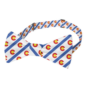 Colorado Stripe Bow Tie - Pre-Tied Bow Tie - Knotty Tie Co.