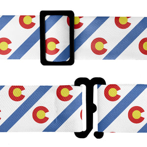 Colorado Stripe Bow Tie - Bow Tie Hardware - Knotty Tie Co.