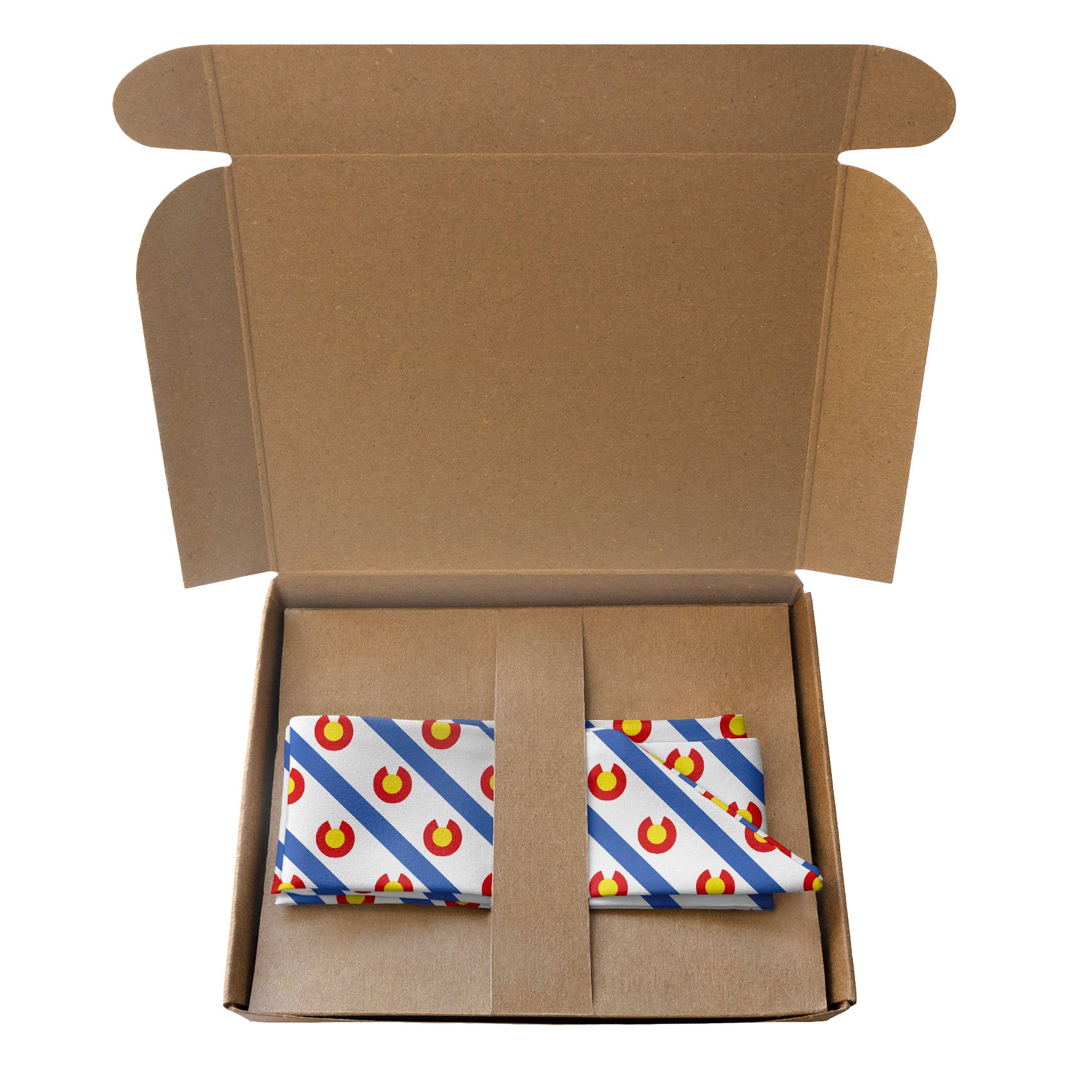 Colorado Stripe Hair Scarf - Packaging - Knotty Tie Co.