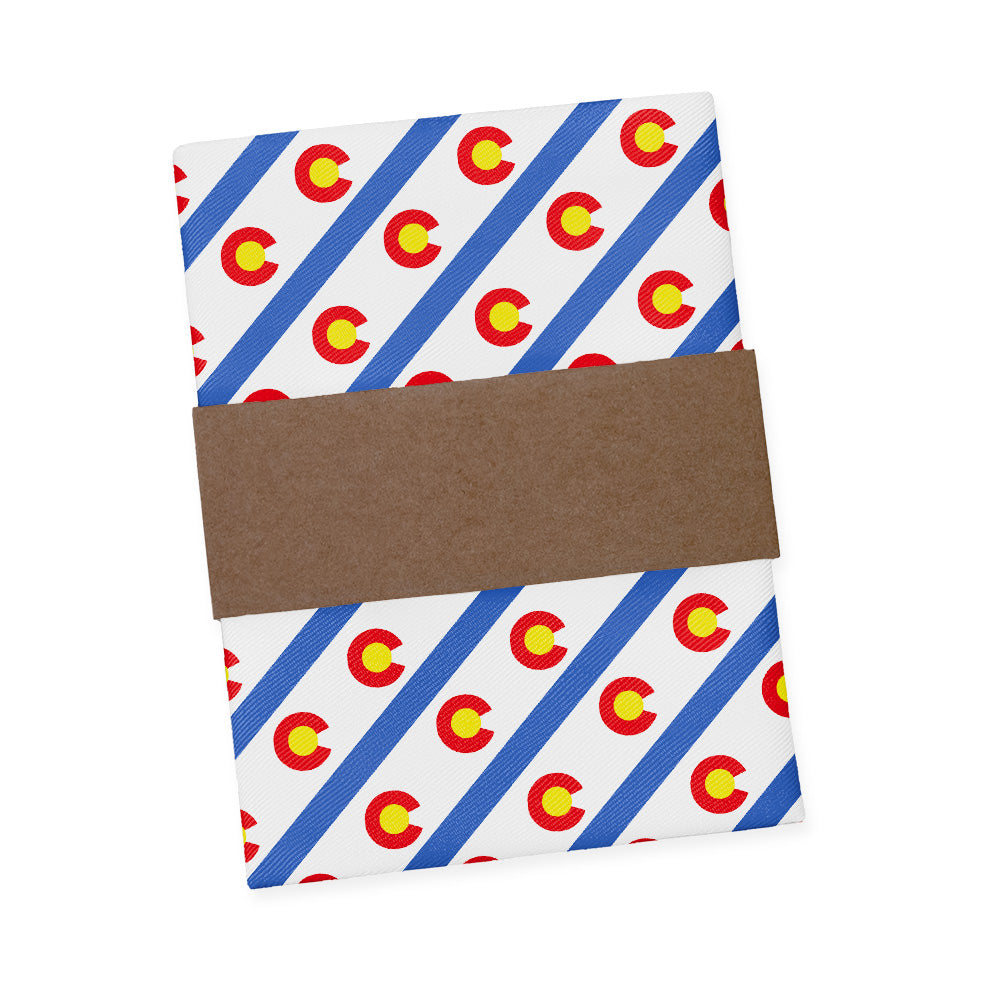 Colorado Stripe Pocket Square - Packaging - Knotty Tie Co.