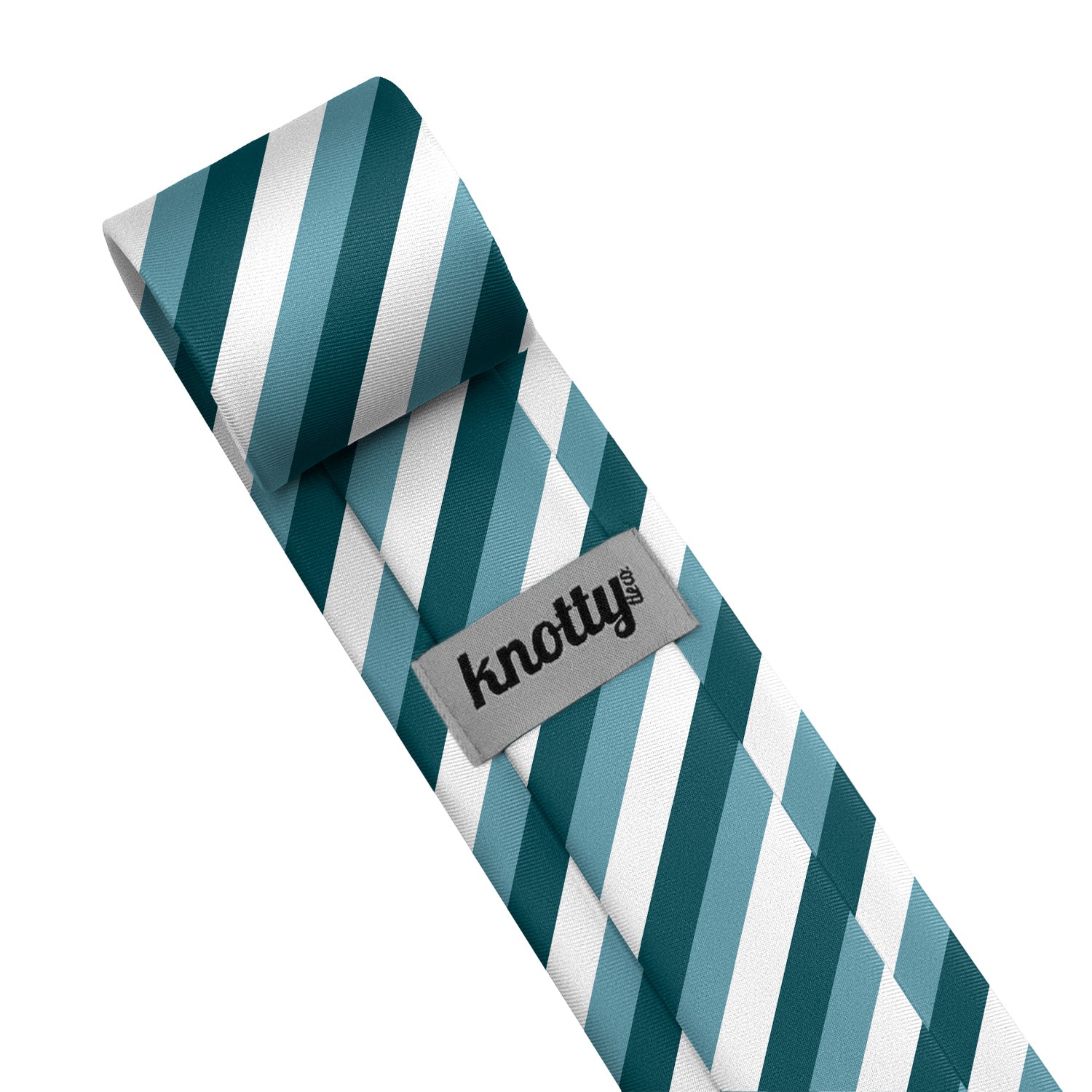 Columbine Stripe Necktie - Tag - Knotty Tie Co.