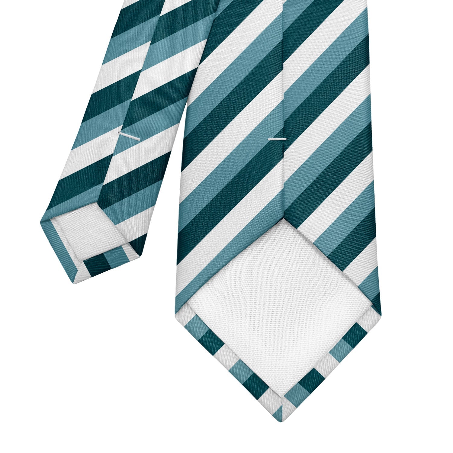 Columbine Stripe Necktie - Tipping - Knotty Tie Co.