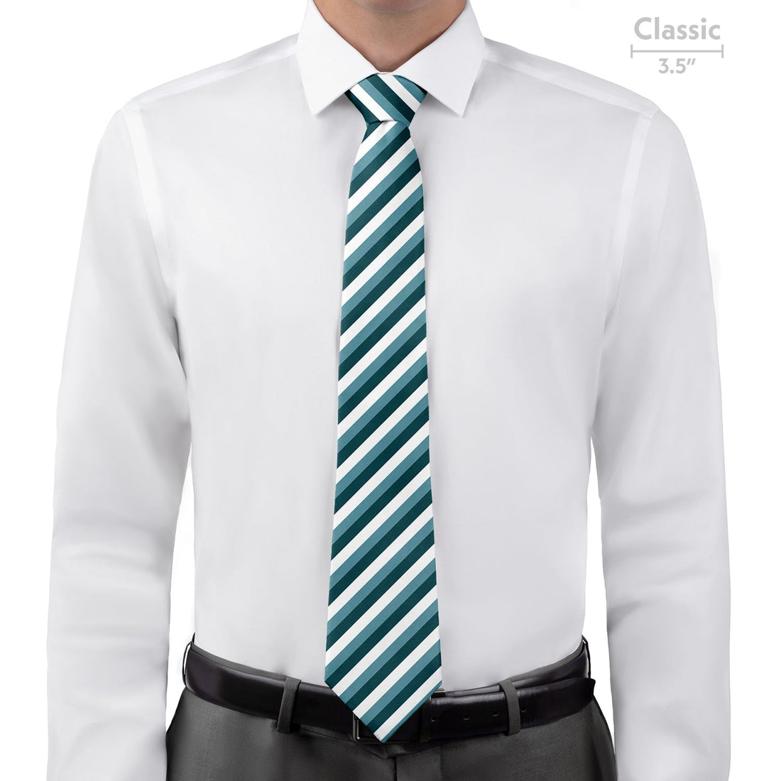 Columbine Stripe Necktie - Classic - Knotty Tie Co.