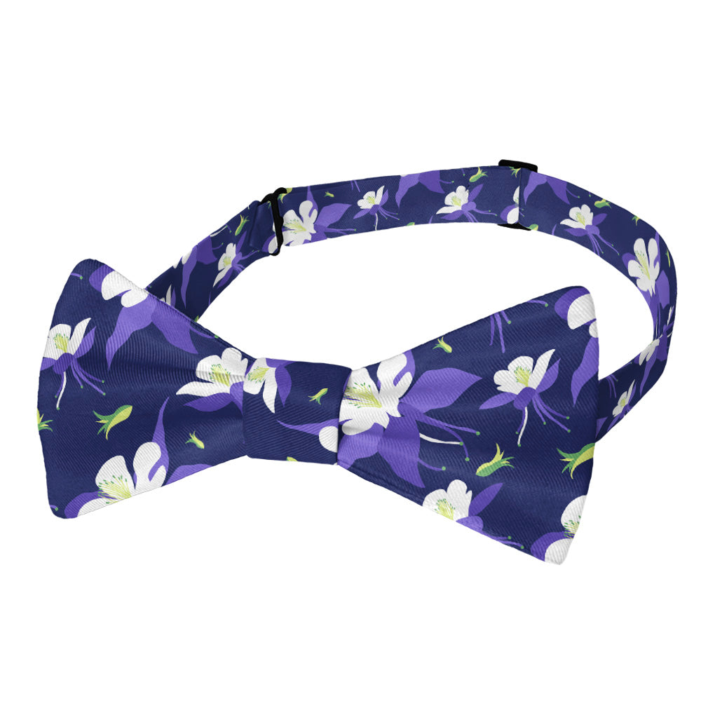 Columbine Floral Bow Tie - Adult Pre-Tied 12-22" -  - Knotty Tie Co.
