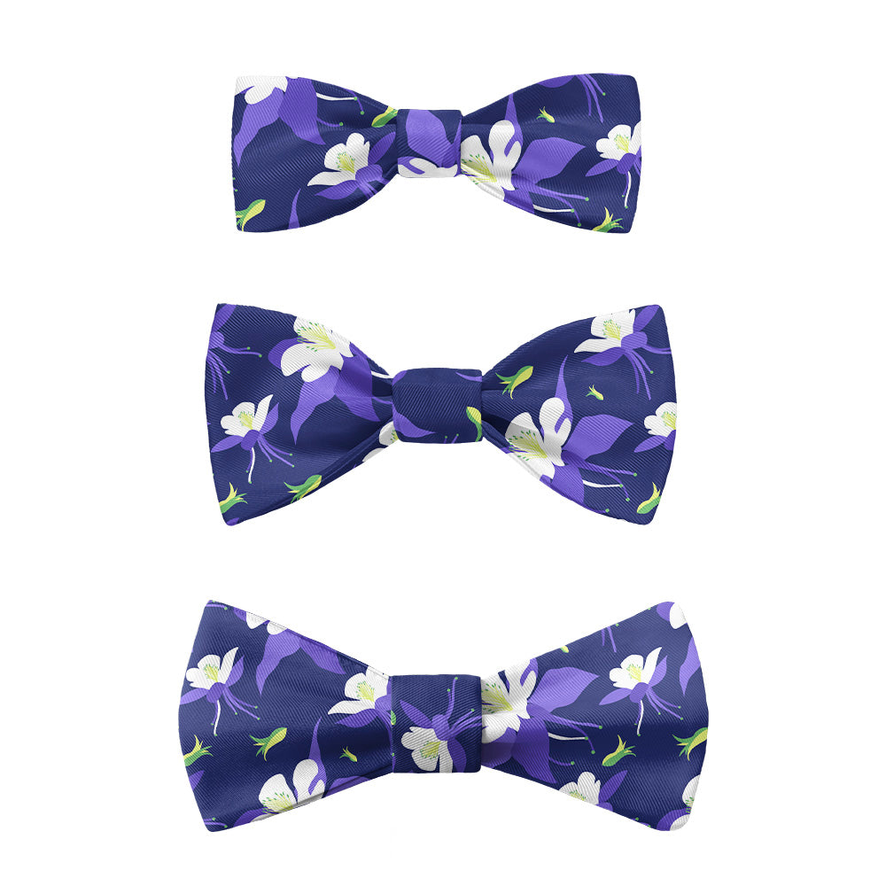Columbine Floral Bow Tie -  -  - Knotty Tie Co.