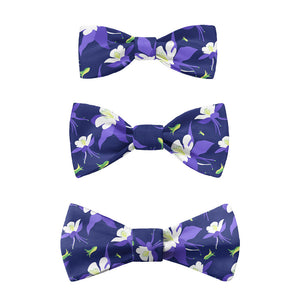 Columbine Floral Bow Tie -  -  - Knotty Tie Co.