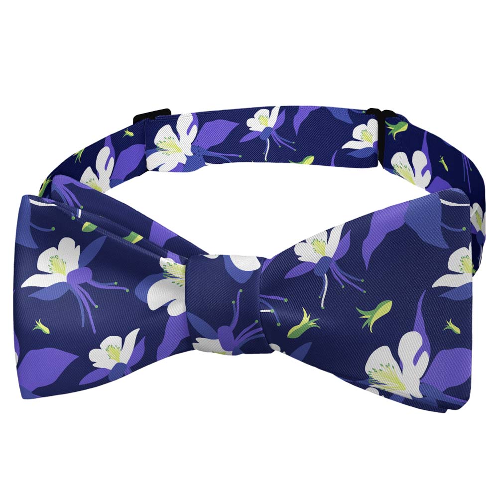 Columbine Floral Bow Tie - Self Tie Bow Tie - Knotty Tie Co.