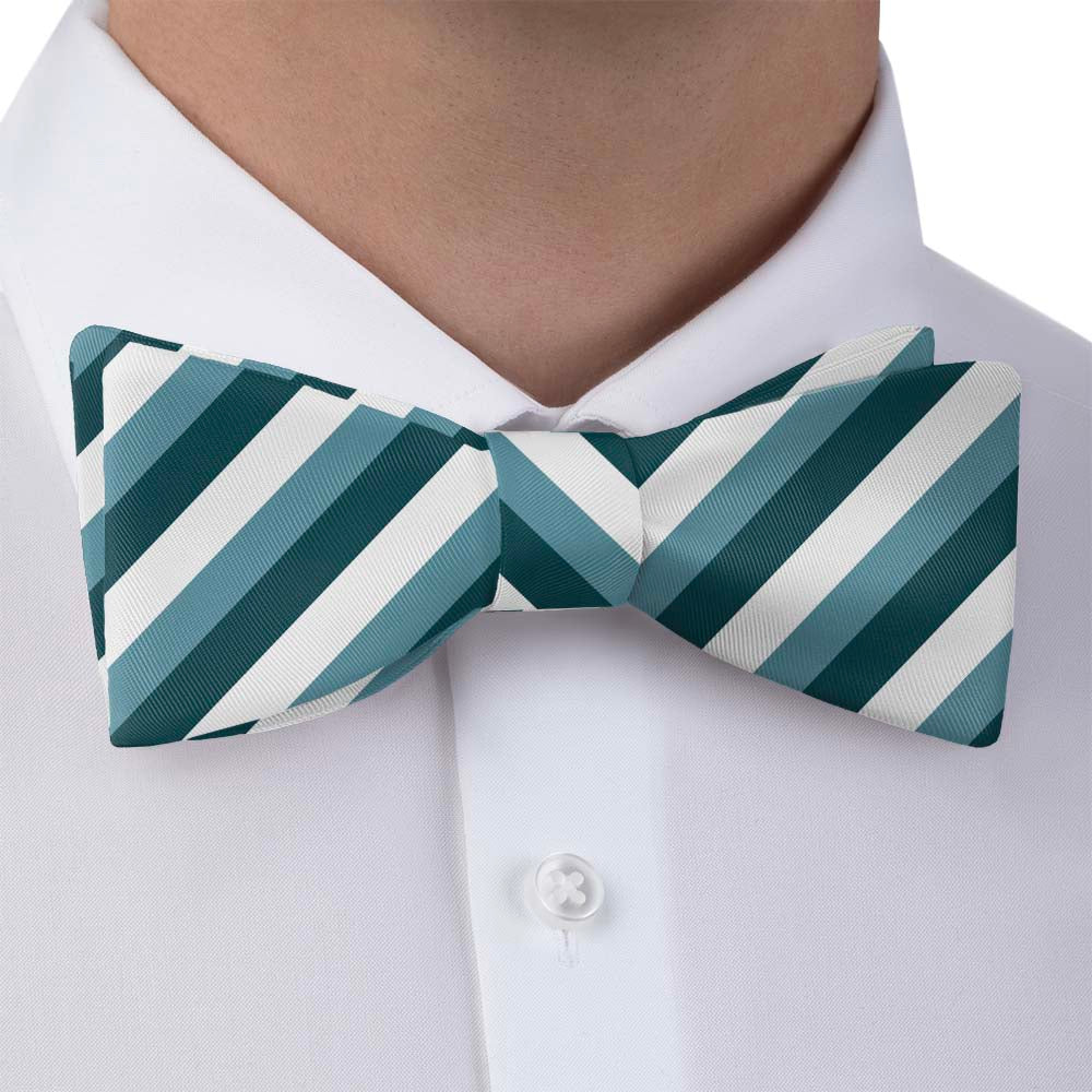 Columbine Stripe Bow Tie - Self Tie Bow Tie - Knotty Tie Co.