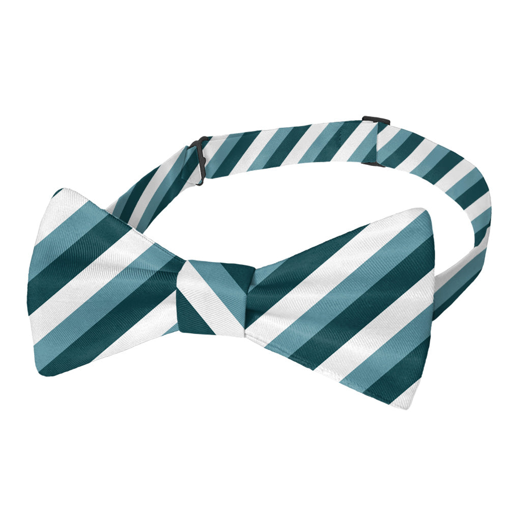 Columbine Stripe Bow Tie - Pre-Tied Bow Tie - Knotty Tie Co.