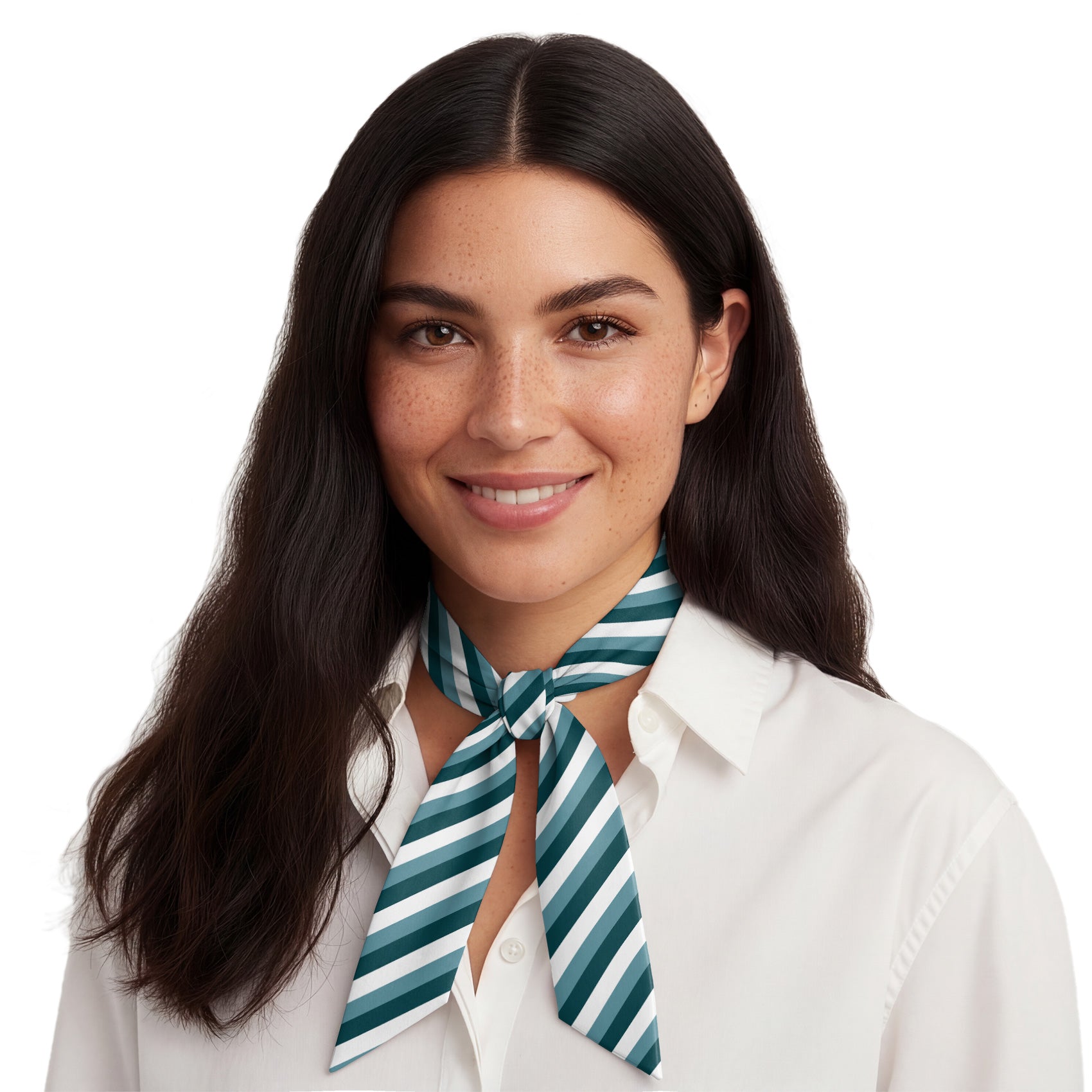 Columbine Stripe Hair Scarf - Neck Scarves - Knotty Tie Co.