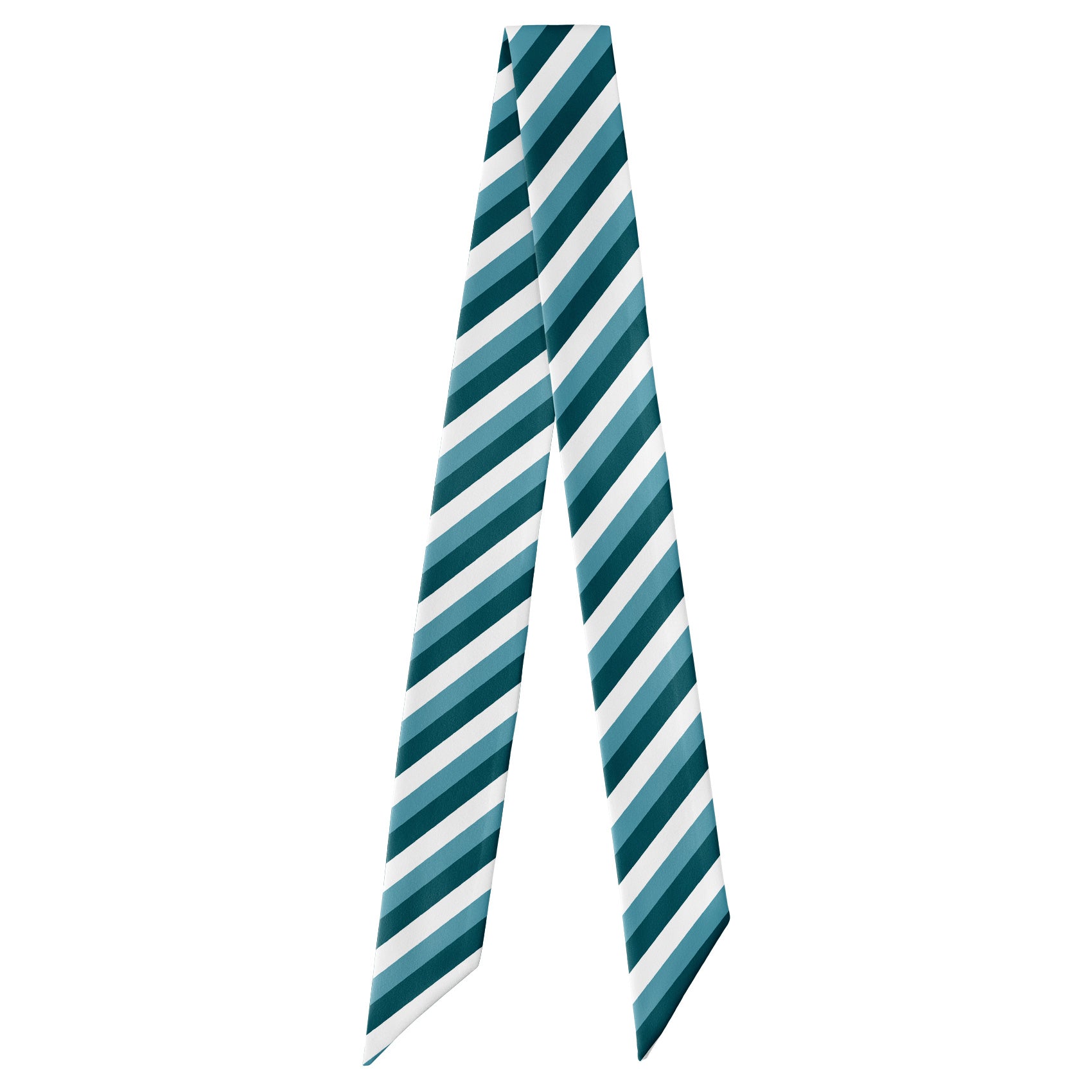 Columbine Stripe Hair Scarf - Full View of Hair Scarf - Knotty Tie Co.
