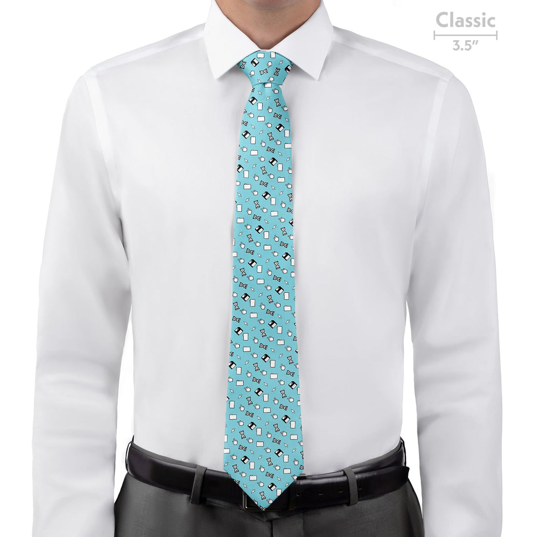 Computer Blues Necktie - Classic - Knotty Tie Co.