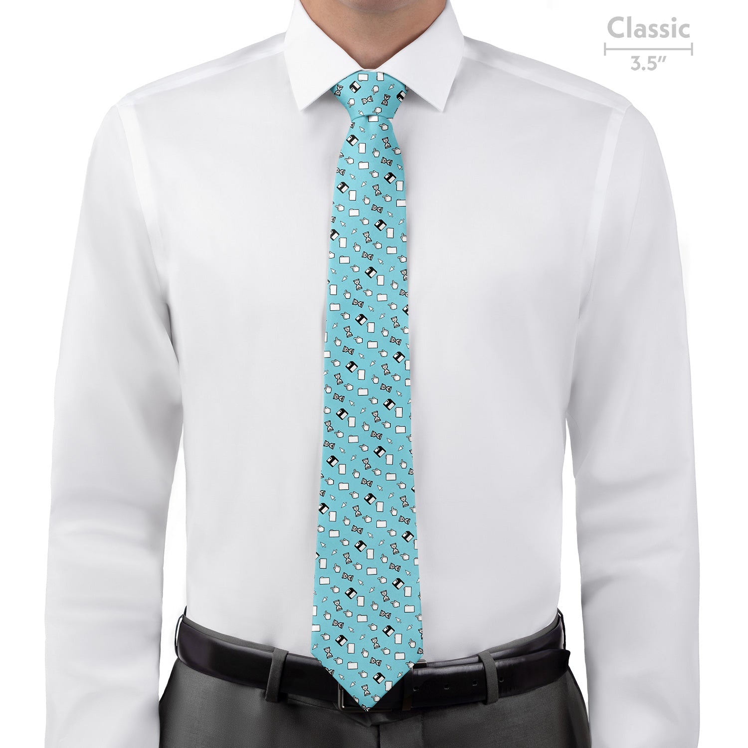 Computer Blues Necktie - Classic - Knotty Tie Co.