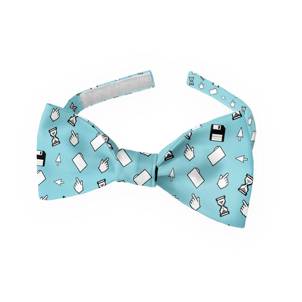Computer Blues Bow Tie - Baby Pre-Tied 9.5-12.5" -  - Knotty Tie Co.
