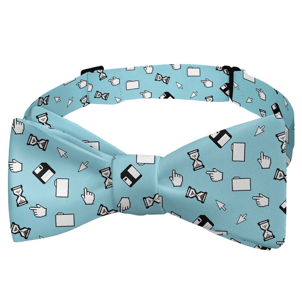 Computer Blues Bow Tie - Self Tie Bow Tie - Knotty Tie Co.
