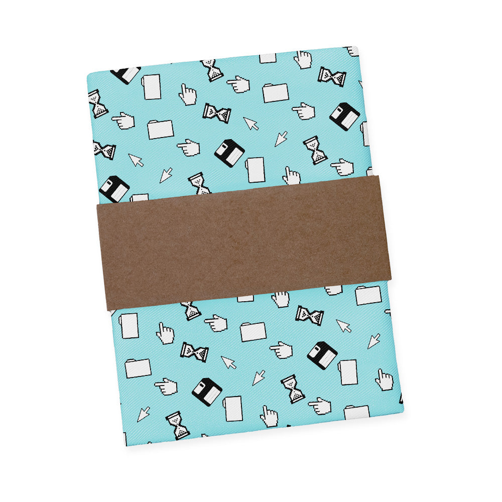 Computer Blues Pocket Square - Packaging - Knotty Tie Co.