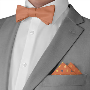Concerts With Friends Pocket Square - Matching Bow Tie - Knotty Tie Co.