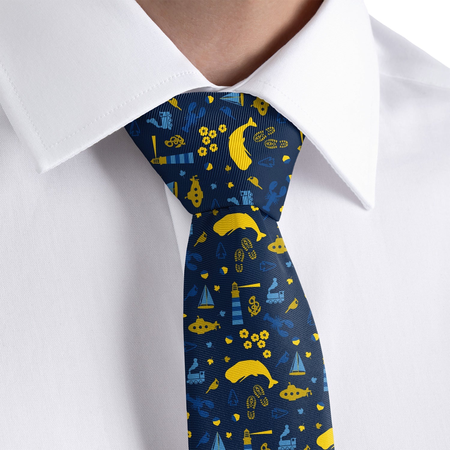 Connecticut State Heritage Necktie - Dress Shirt - Knotty Tie Co.