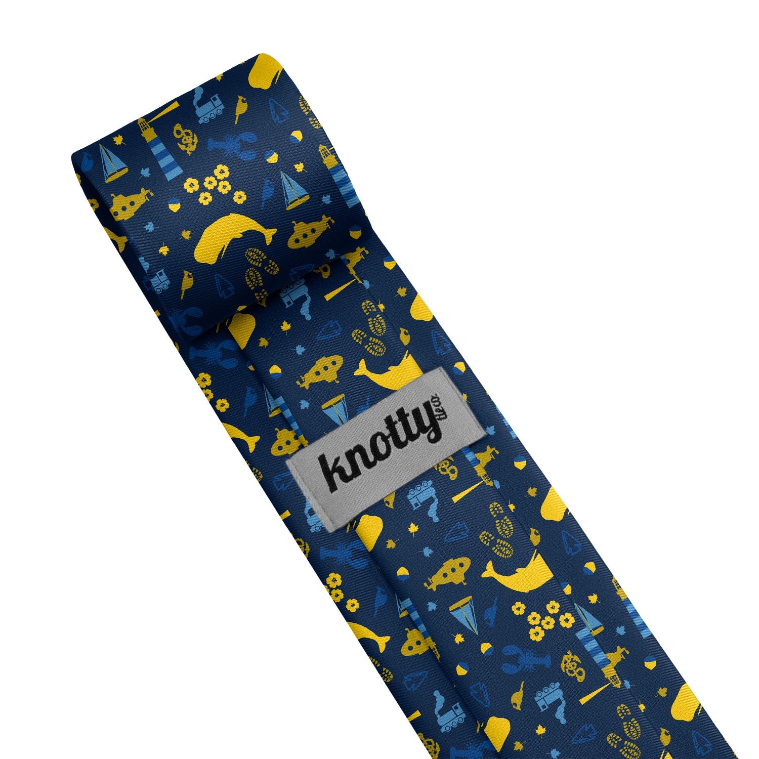 Connecticut State Heritage Necktie - Tag - Knotty Tie Co.