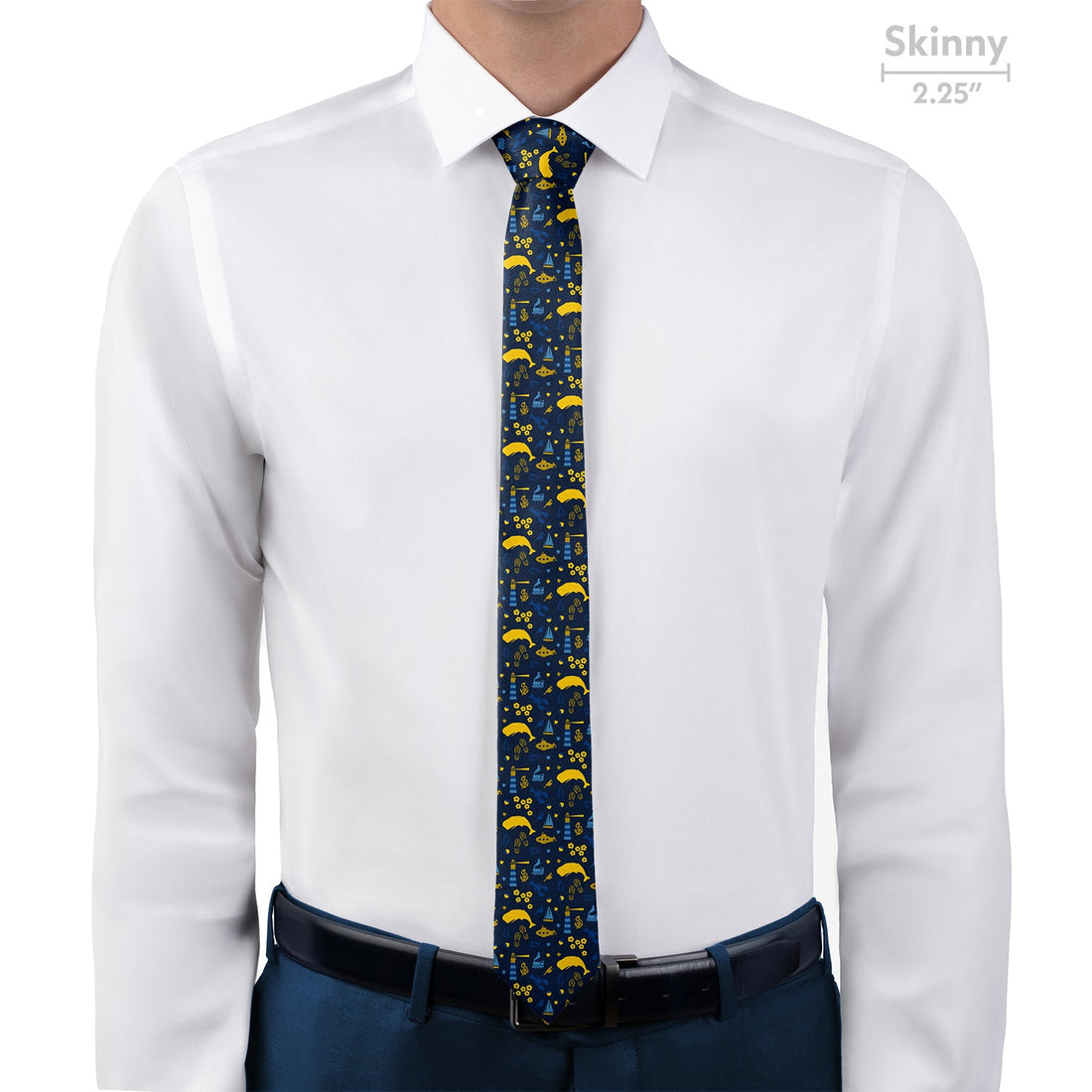 Connecticut State Heritage Necktie - Skinny - Knotty Tie Co.