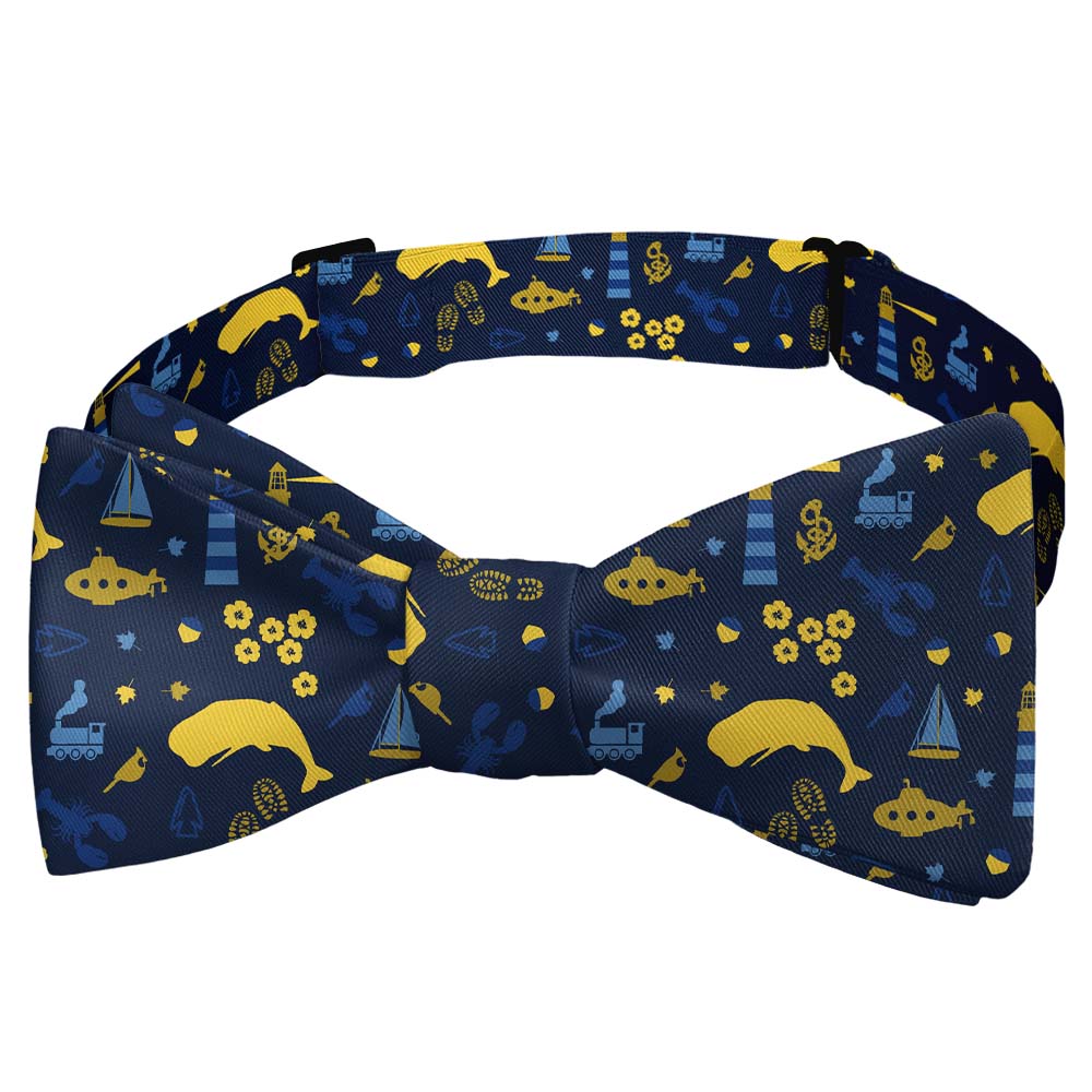Connecticut State Heritage Bow Tie - Self Tie Bow Tie - Knotty Tie Co.