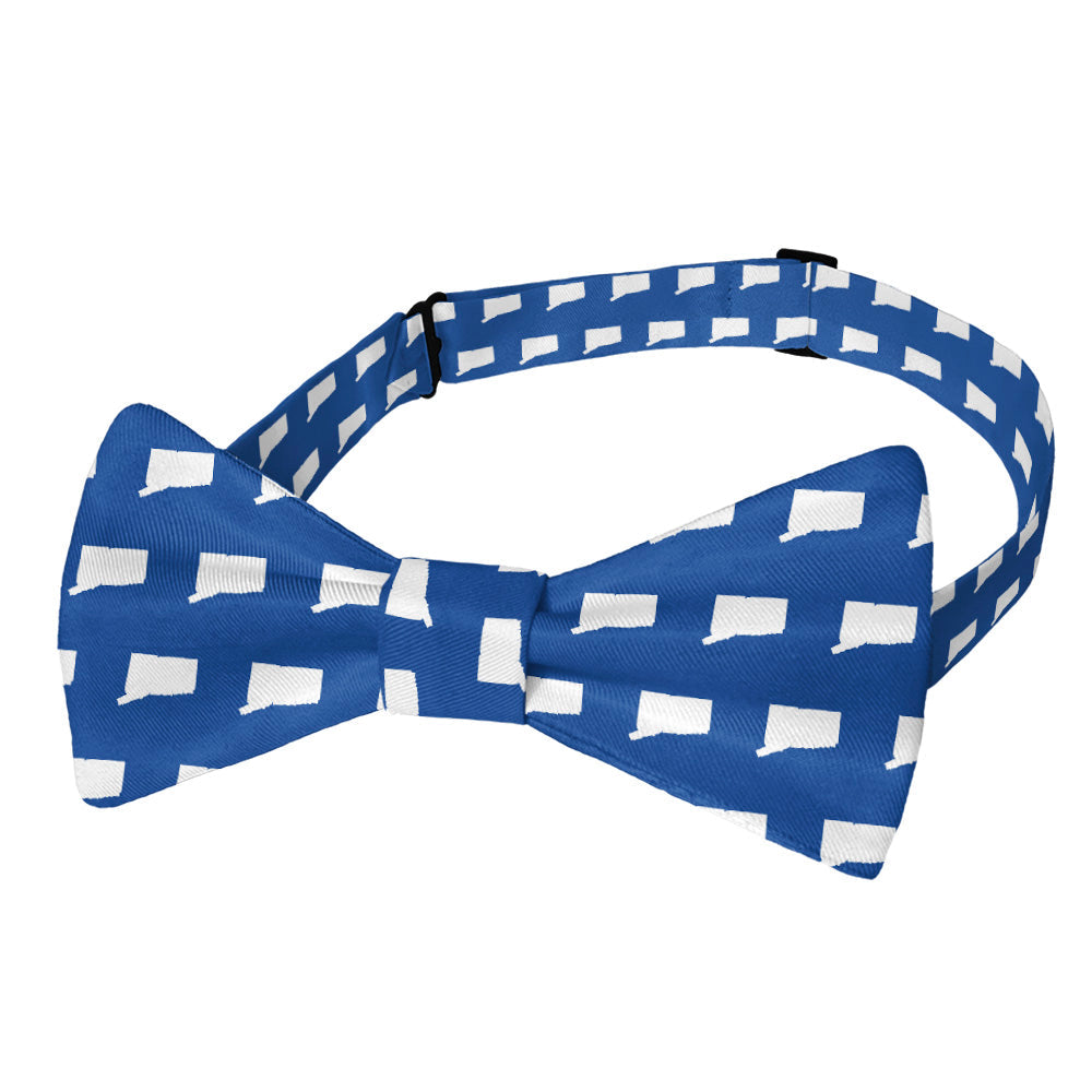 Connecticut State Outline Bow Tie - Adult Pre-Tied 12-22" -  - Knotty Tie Co.