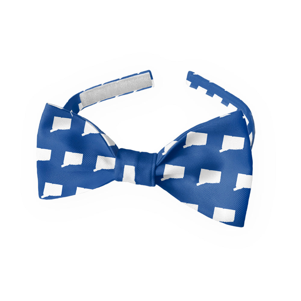 Connecticut State Outline Bow Tie - Kids Pre-Tied 9.5-12.5" -  - Knotty Tie Co.