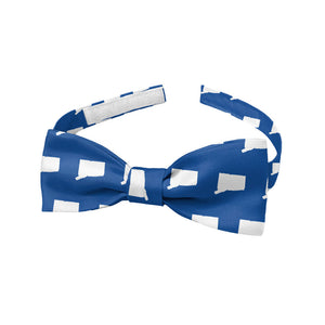 Connecticut State Outline Bow Tie - Baby Pre-Tied 9.5-12.5" -  - Knotty Tie Co.