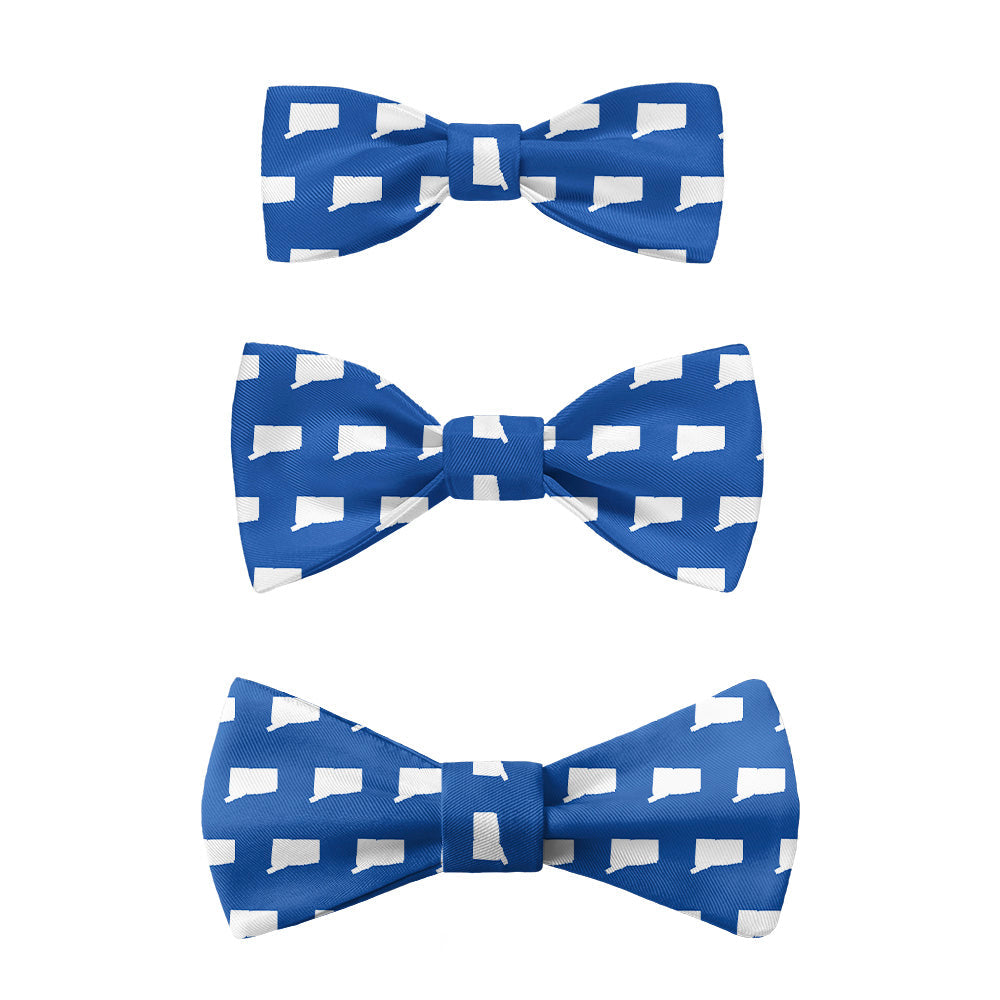Connecticut State Outline Bow Tie -  -  - Knotty Tie Co.