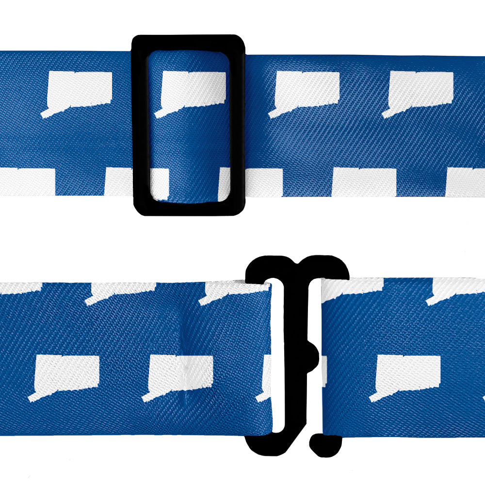 Connecticut State Outline Bow Tie - Bow Tie Hardware - Knotty Tie Co.