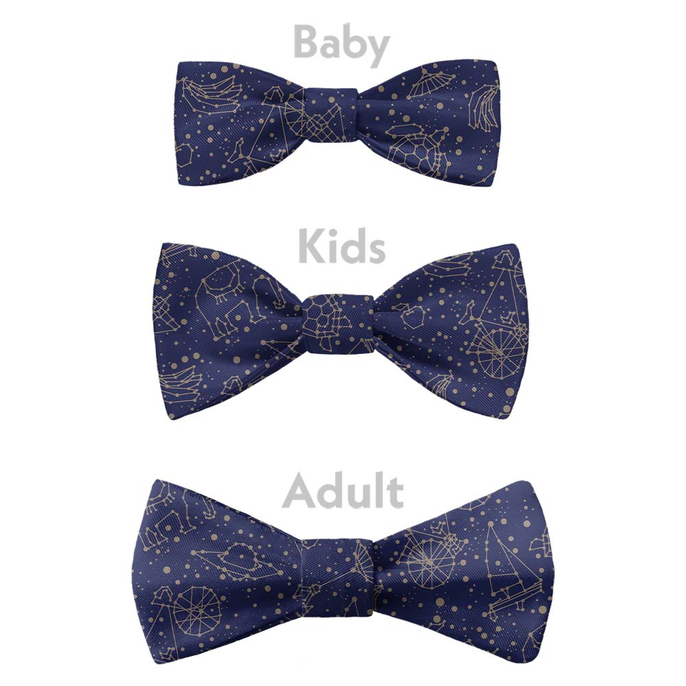Constellation Bow Tie - Bow Sizes - Knotty Tie Co.