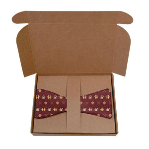 Cooking With Friends Bow Tie- Kraft Gift Box Packaging - Knotty Tie Co.