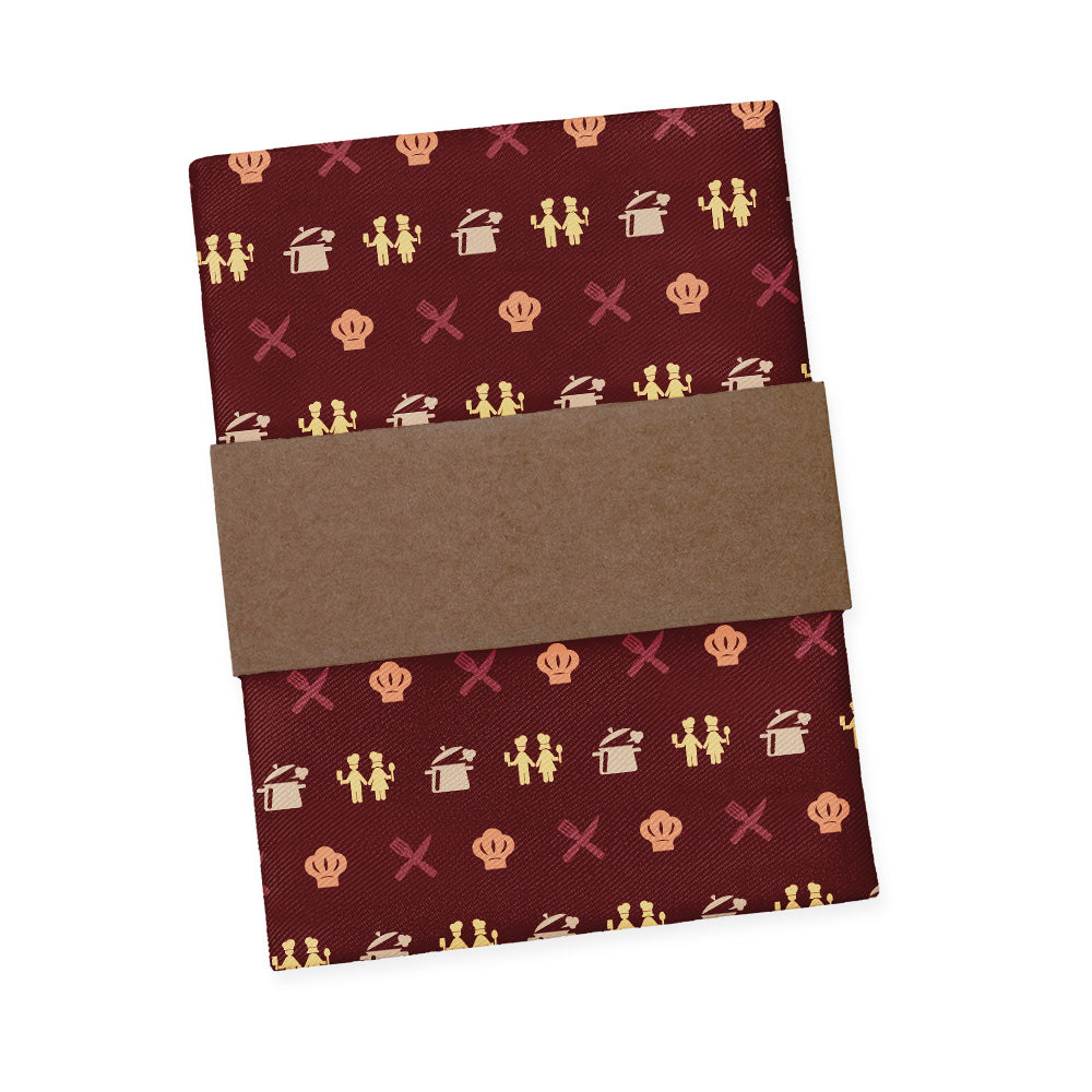 Cooking With Friends Pocket Square - Packaging - Knotty Tie Co.