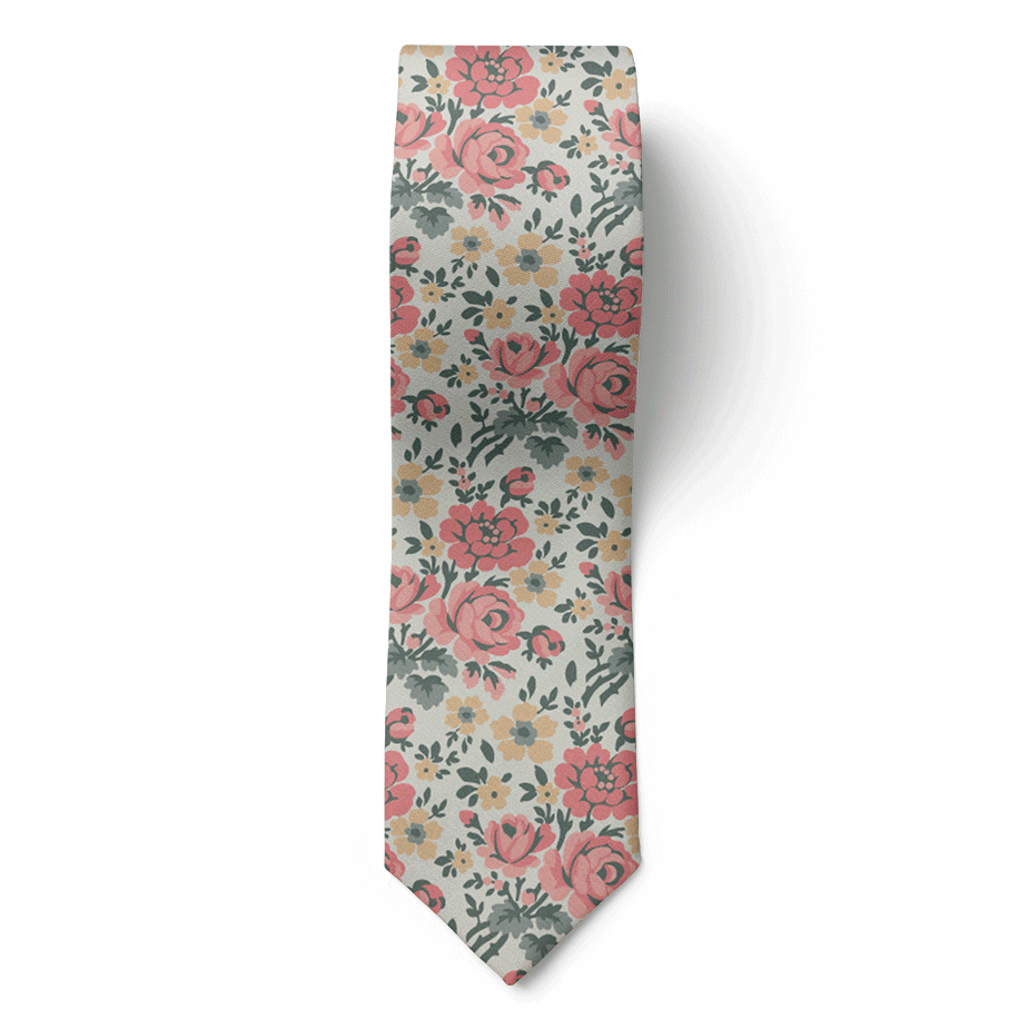 floral pattern with colors changing to show different customized variations
