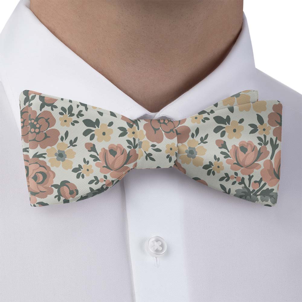 Cooper Floral Bow Tie - Bow Tie with Dress Shirt - Knotty Tie Co.
