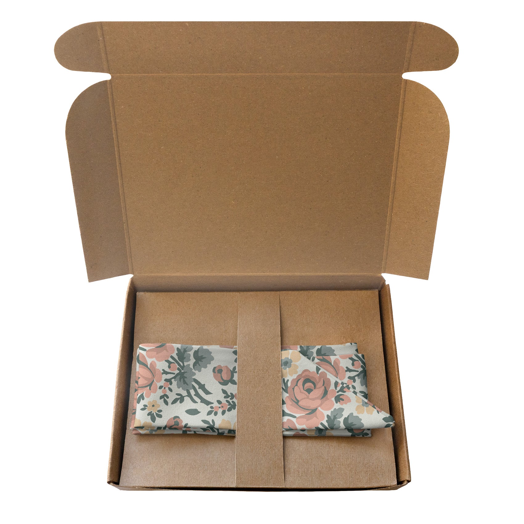 Cooper Floral Hair Scarf - Packaging - Knotty Tie Co.