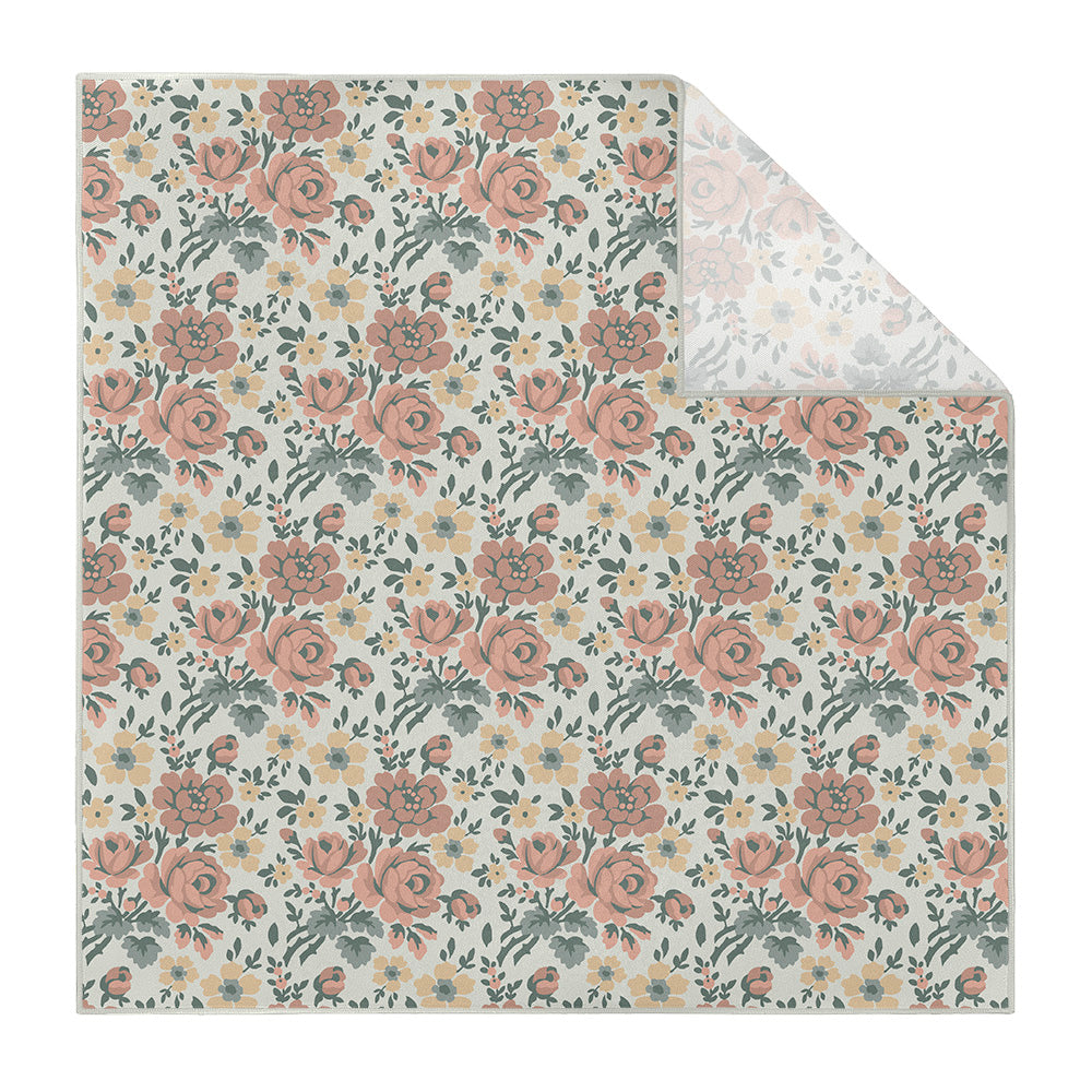 Cooper Floral Pocket Square - Printed - Knotty Tie Co.