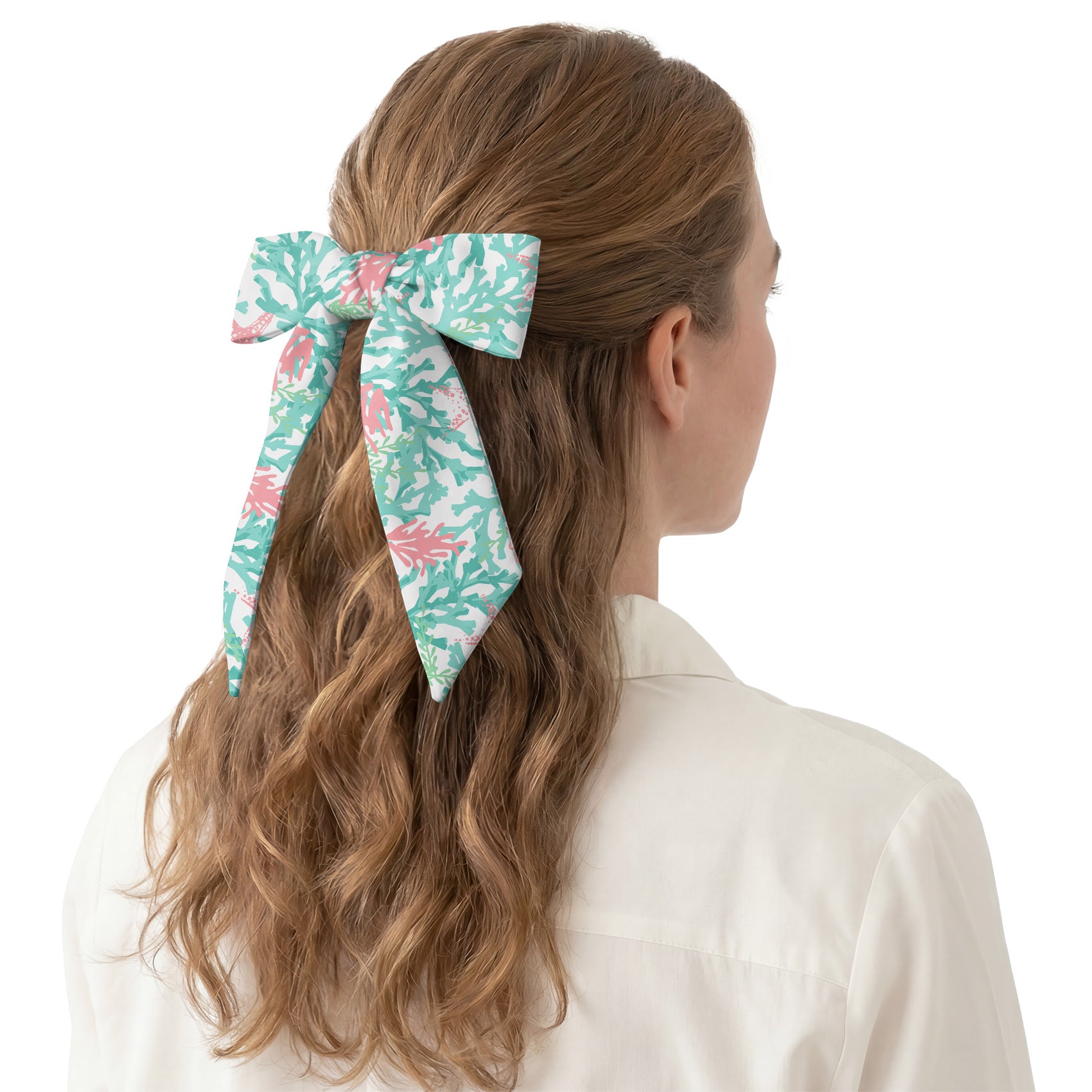Coral Cove Hair Scarf - Hair Scarf - Knotty Tie Co.
