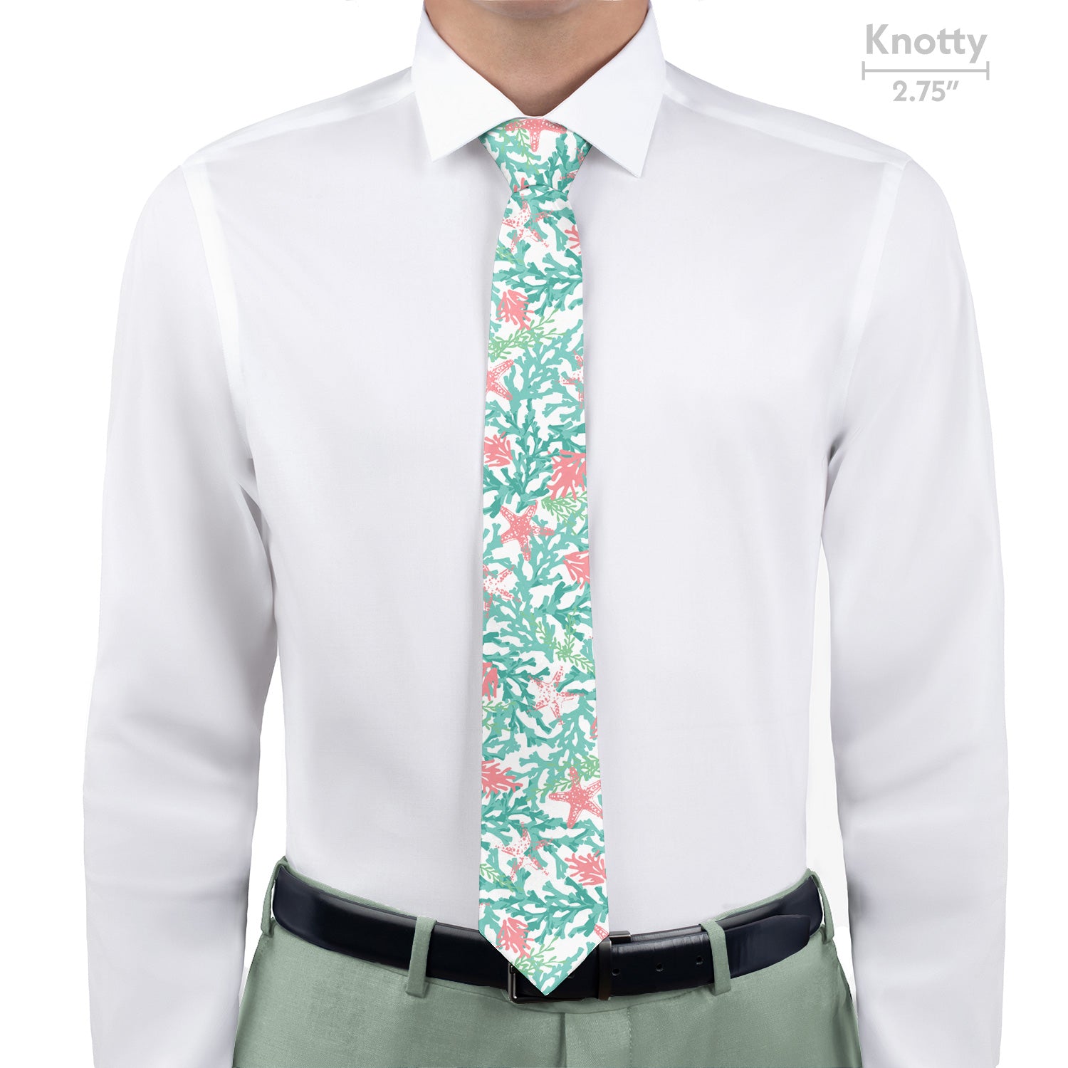 Coral Cove Necktie - Knotty - Knotty Tie Co.