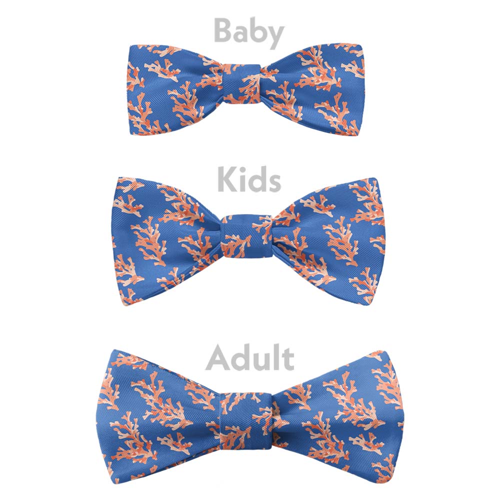 Coral Reef Bow Tie - Bow Sizes - Knotty Tie Co.