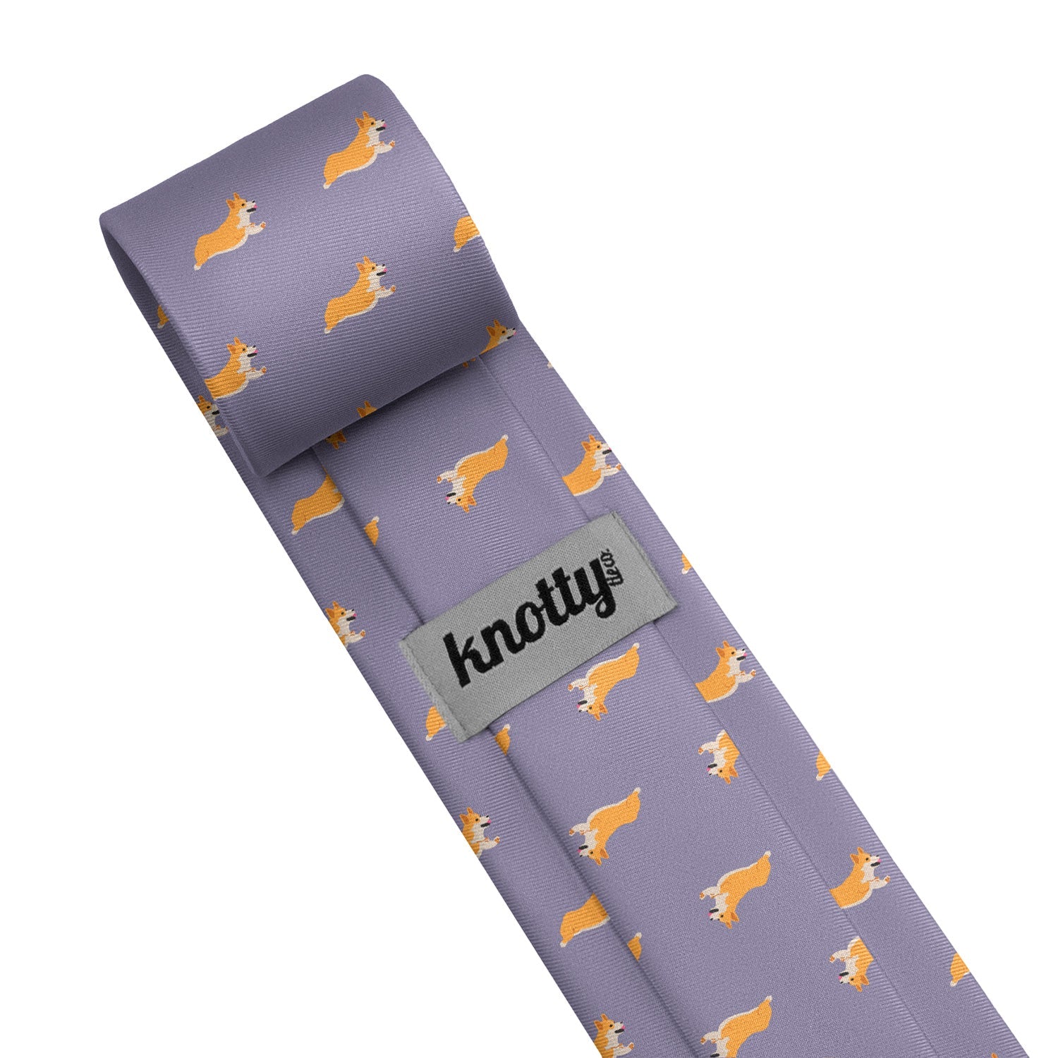 Corgi Necktie - Tag - Knotty Tie Co.