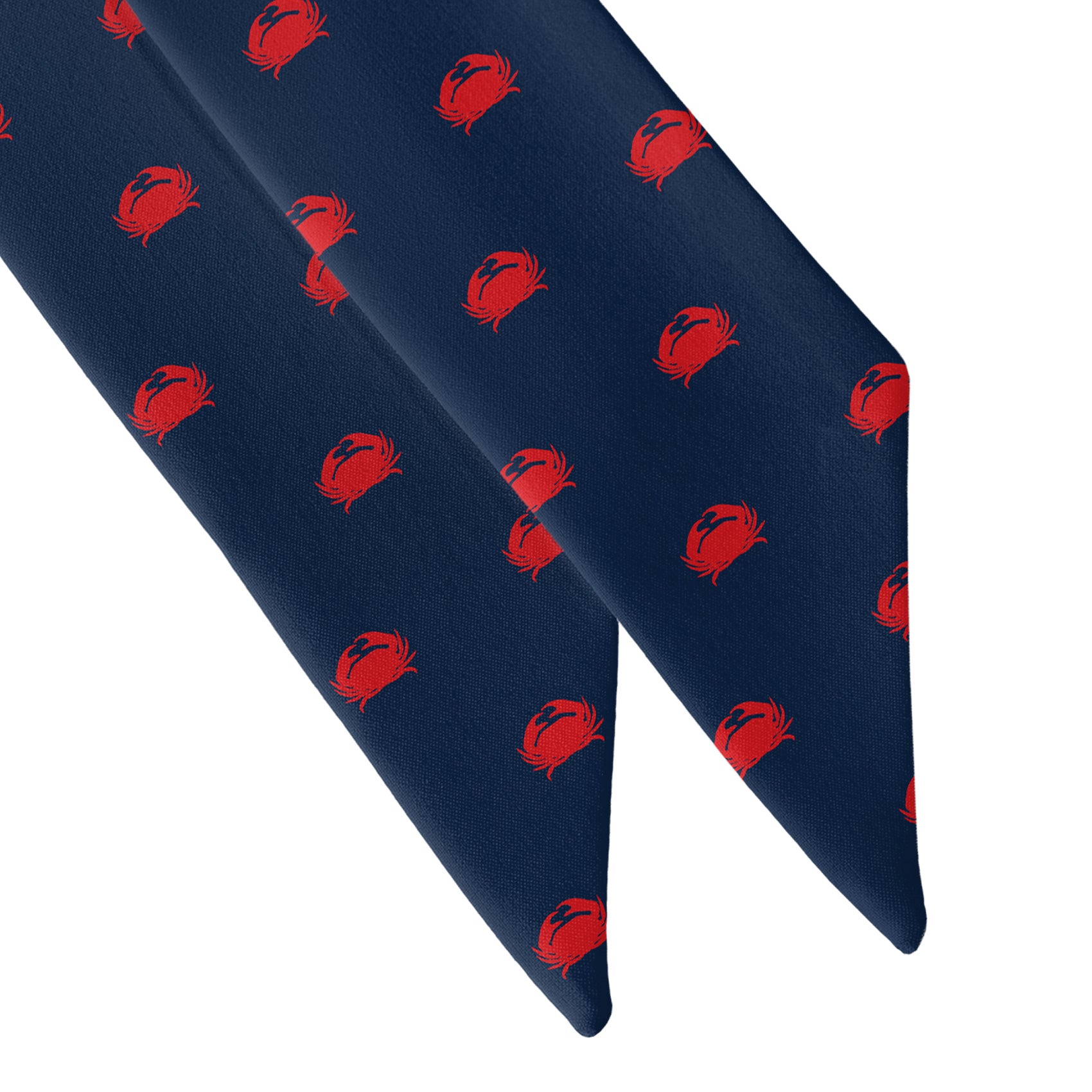 Crabby Hair Scarf - Scarf Tapered Ends - Knotty Tie Co.